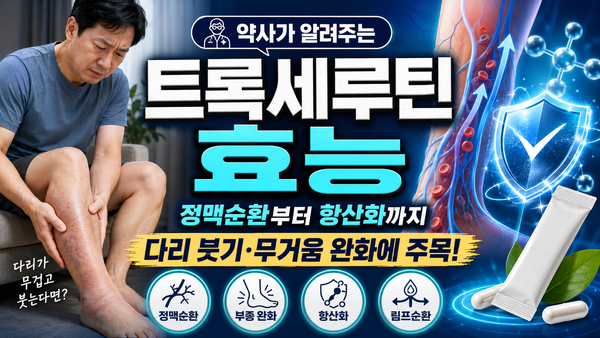 트록세루틴 효능: 정맥순환부터 항산화까지, 알려진 작용과 근거
