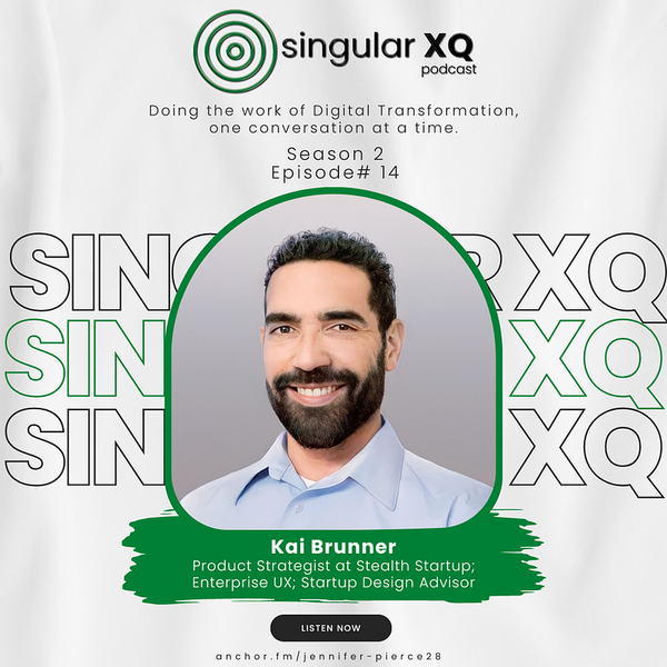 Singular XQ Ep 14: Kai Brunner and Seeing Solutions