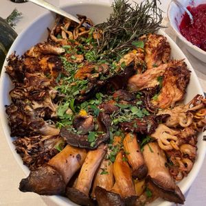 Mushroom Roast with Chestnut Purée | Holiday Luxury