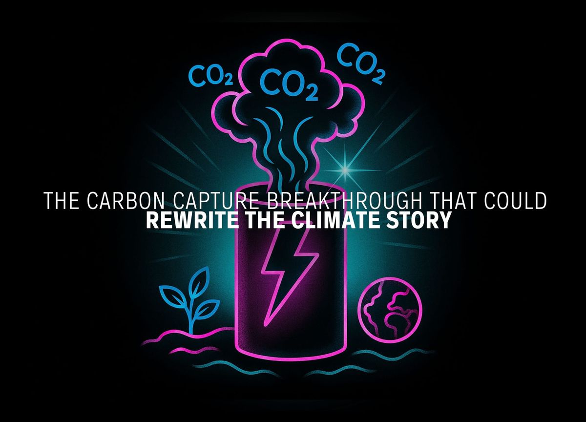 Batteries That Breathe: The Carbon Capture Breakthrough That Could Rewrite the Climate Story