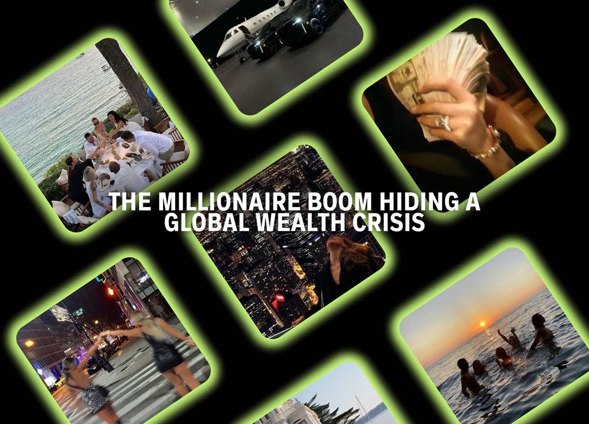 The Millionaire Boom Hiding a Global Wealth Crisis