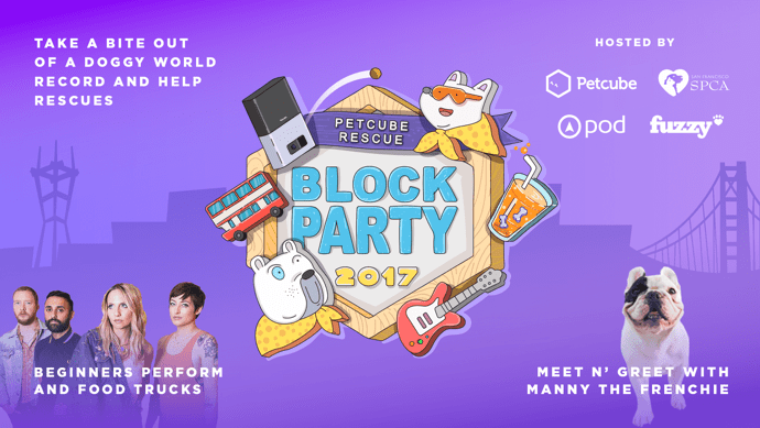 Petcube Rescue Block Party logo