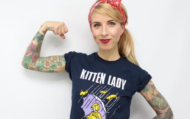 kitten lady christmas gift