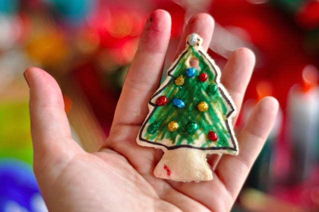 salt dough christmas ornament