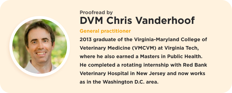 Proofread by DVM Chris Vanderhoof