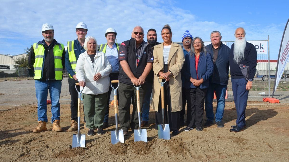 Decades-old vision realised as work starts on Moorundi medical centre