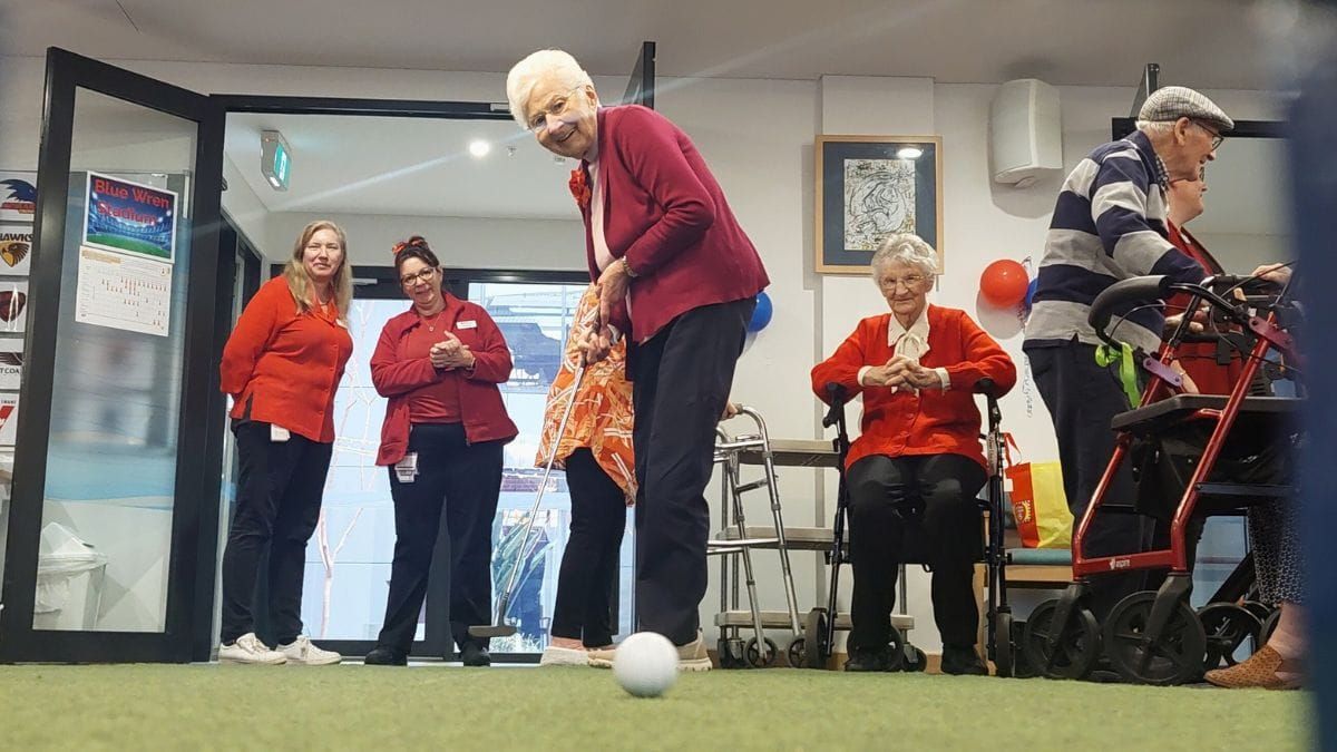 Inspired by Paris 2024, Resthaven residents stage their own Olympics