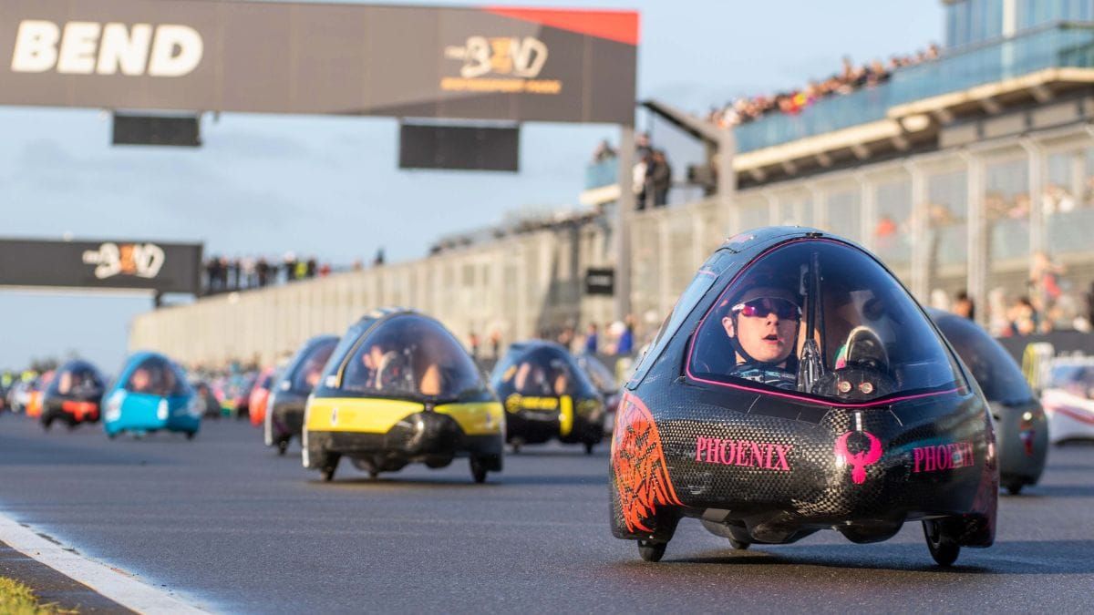 Thrills and spills abound as pedal prix returns to the Bend