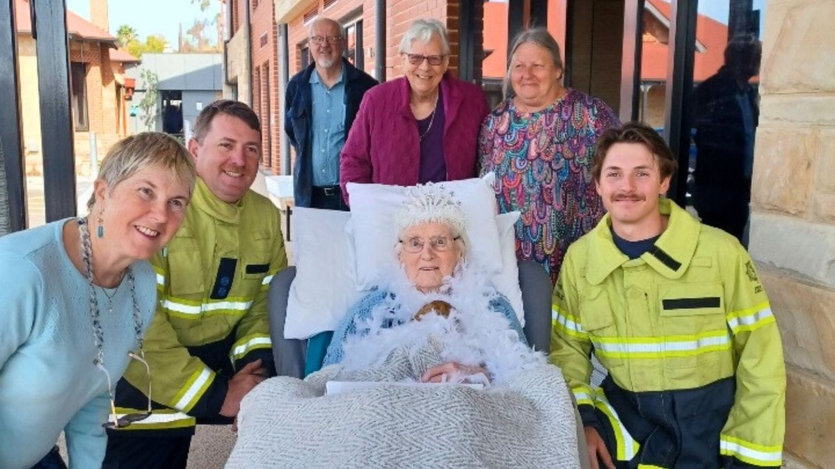 Hundred-year-old Patricia Marsden gets her birthday wish
