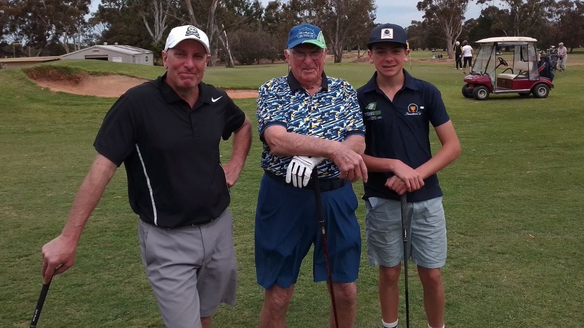 Sports reports: Three generations of golfers