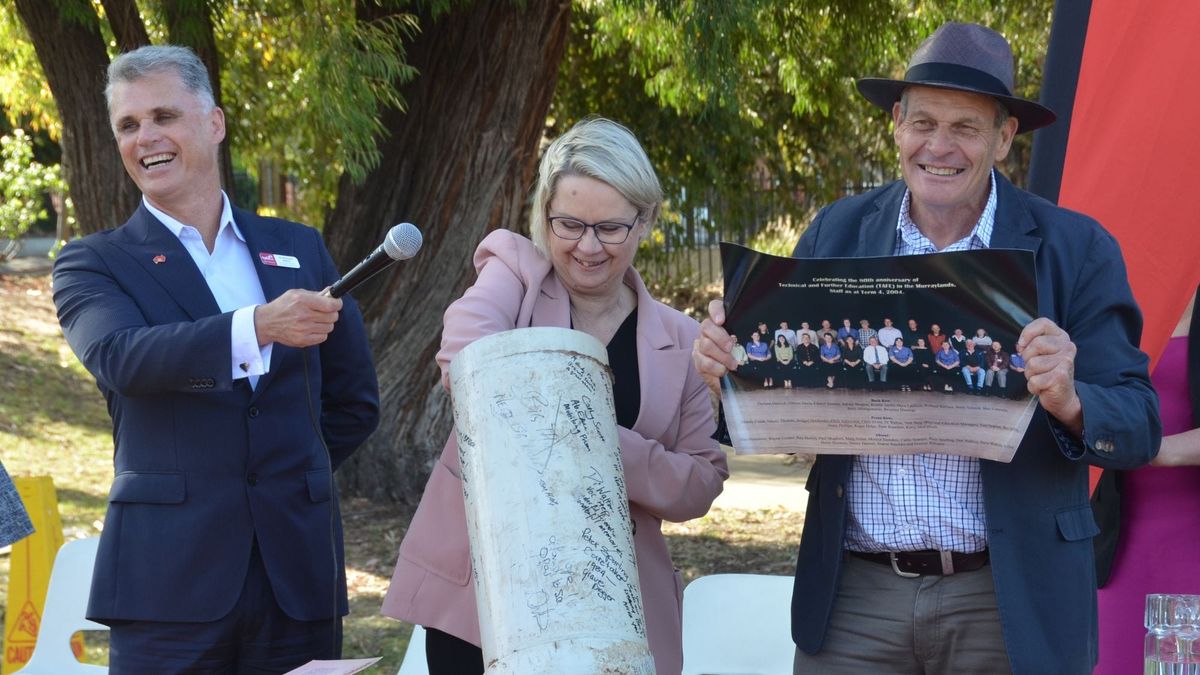 TAFE SA celebrates 100 years of vocational education in Murray Bridge