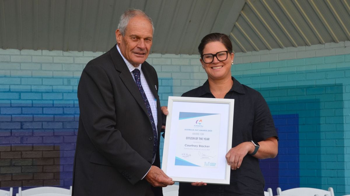 Courtney Blacker named Murray Bridge’s citizen of the year