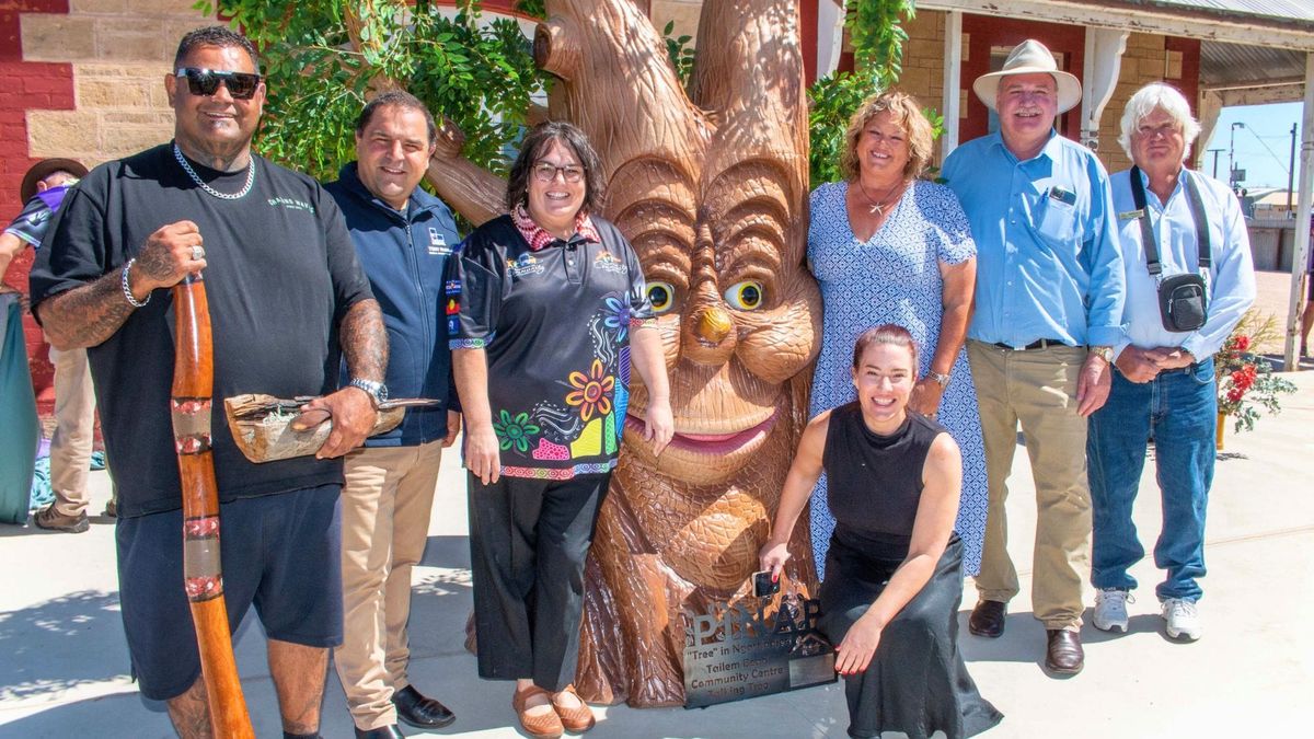 Talking tree stars at Tailem Bend Station Master’s House reopening