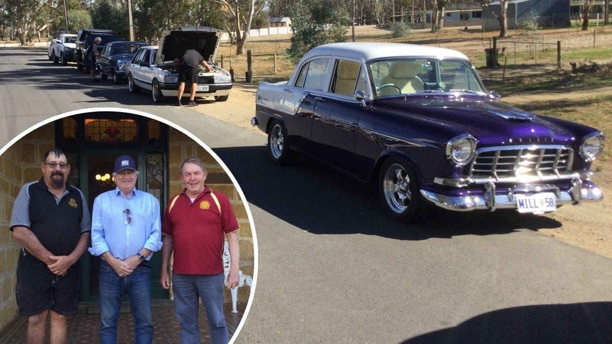 Murray Bridge car club cruises to Swan Reach for Conrod challenge