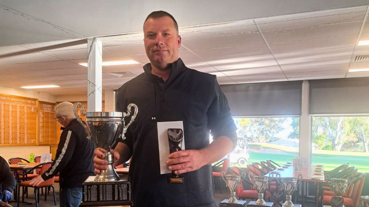 Aaron Zrim wins back-to-back titles at Murray Bridge Golf Club