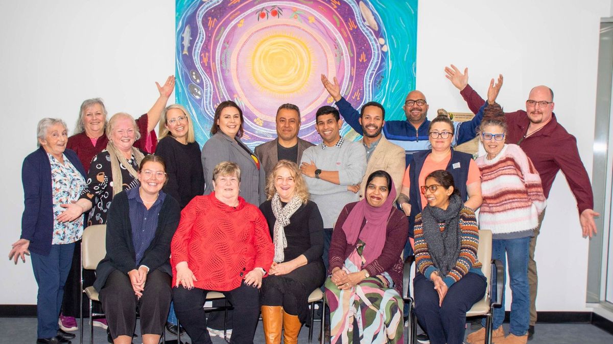 Mural unveiling shows all are welcome at Murray Bridge Medical Centre