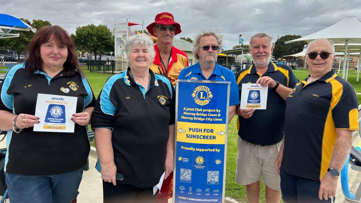 Free sunscreen is now available at Murray Bridge’s pool