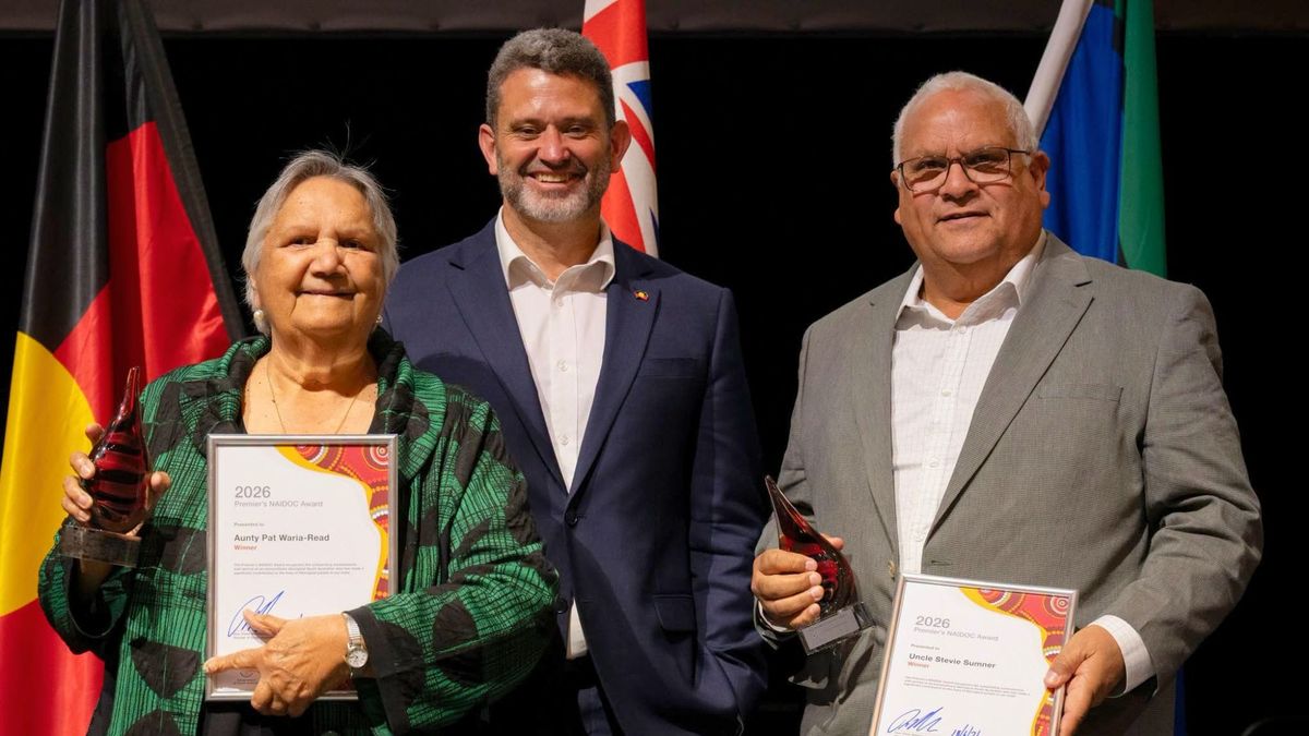 Moorundi executive Steve Sumner wins Premier’s NAIDOC Award for 2026