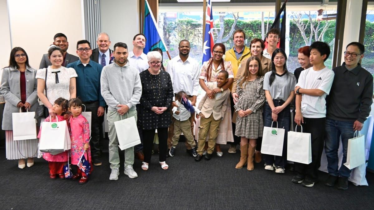 New Australians make their pledges on National Citizenship Day