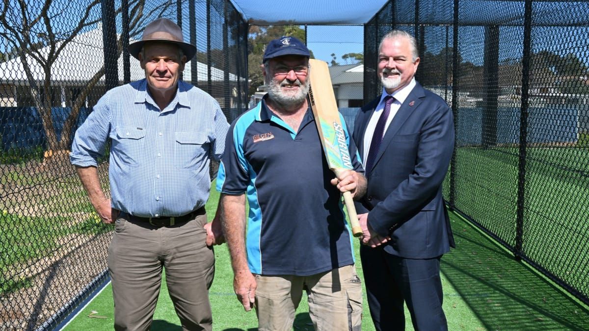 Imperial cricketers get new nets at Johnstone Park