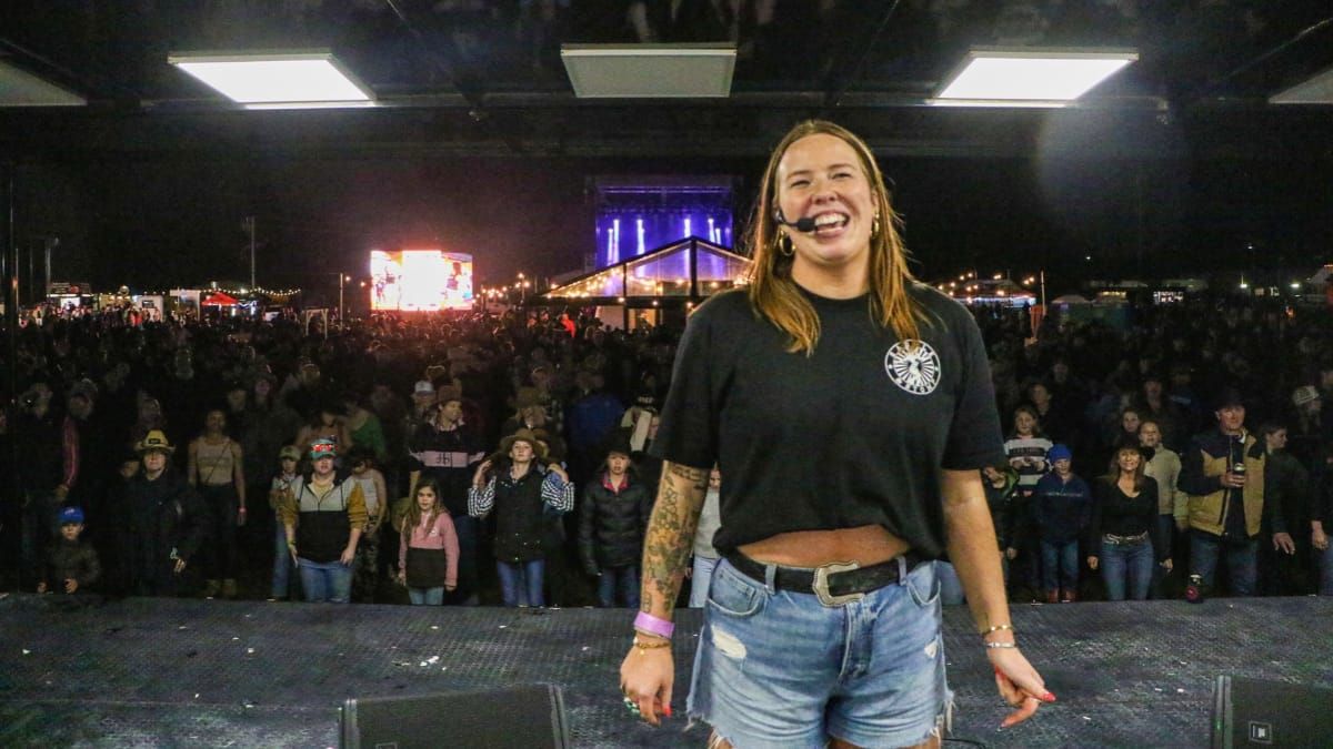 Line dancers attempt a world record at the Bend Classic