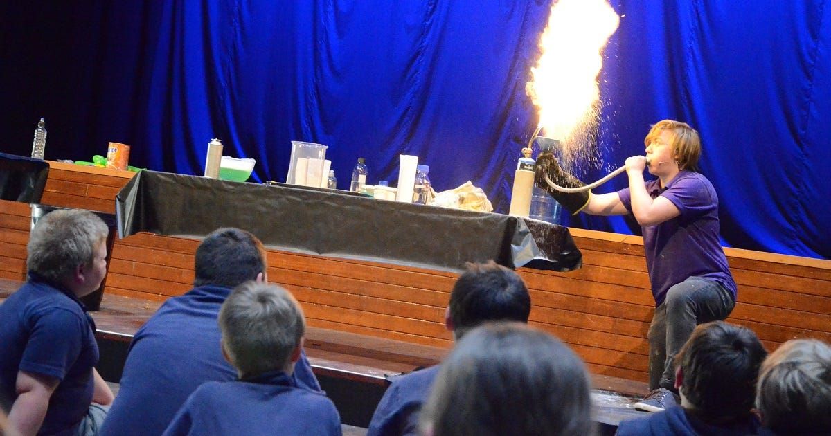 Magic of science sparks school students' interest