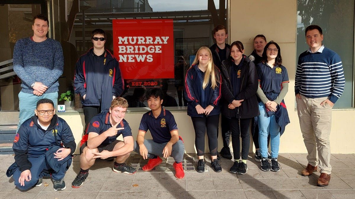High schoolers visit Murray Bridge News for careers immersion week