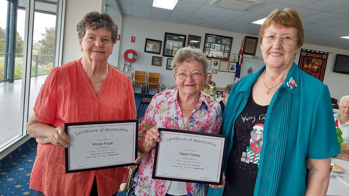 Rosie Fuge joins the 50-year club at Murray Bridge Meals on Wheels