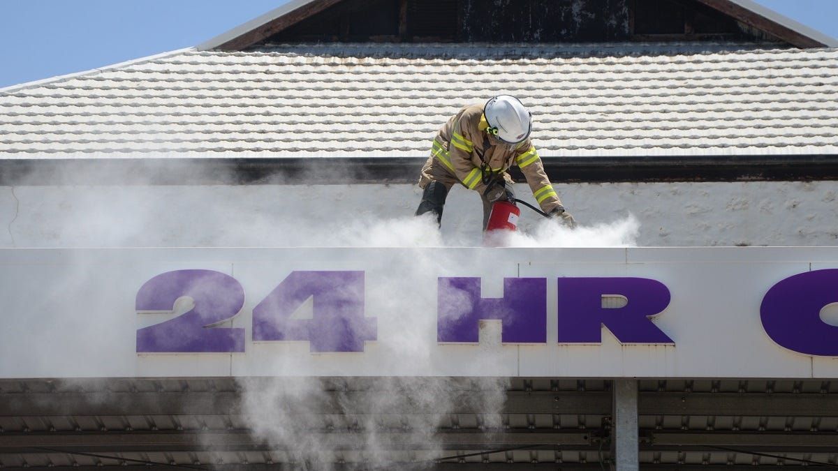 Car wash fire prompts warning about solar power system maintenance