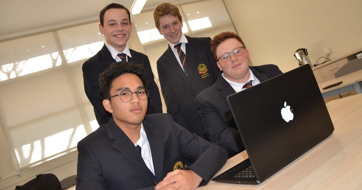 High school entrepreneurs pitch their ideas to Shark Tank