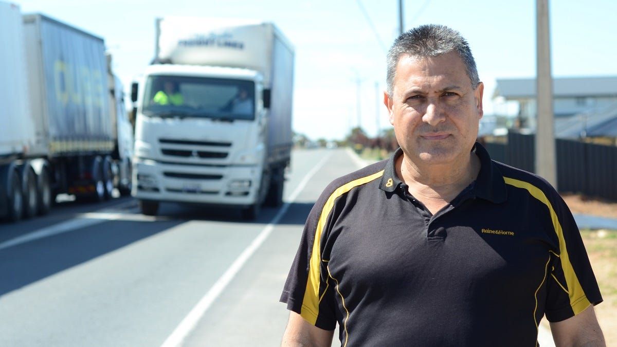 John DeMichele wants to get more heavy vehicles off Murray Bridge’s roads