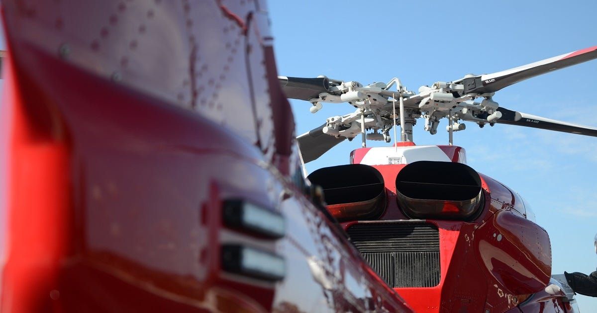 Motorcyclist airlifted to hospital after White Hill crash