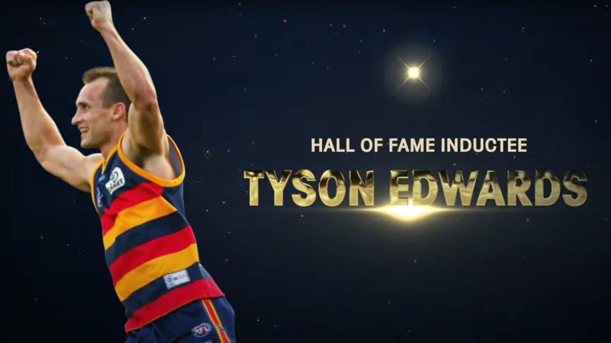 Sports reports: Tyson Edwards inducted into Crows' hall of fame