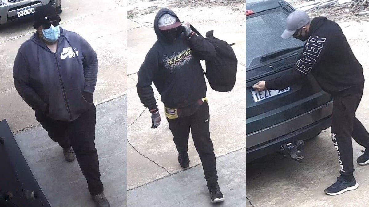 Police release images of suspected burglars
