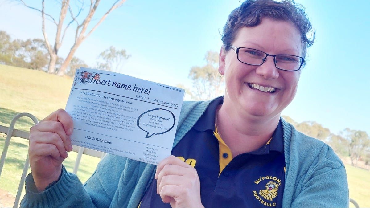 Meet the woman behind Mypolonga’s new community newsletter