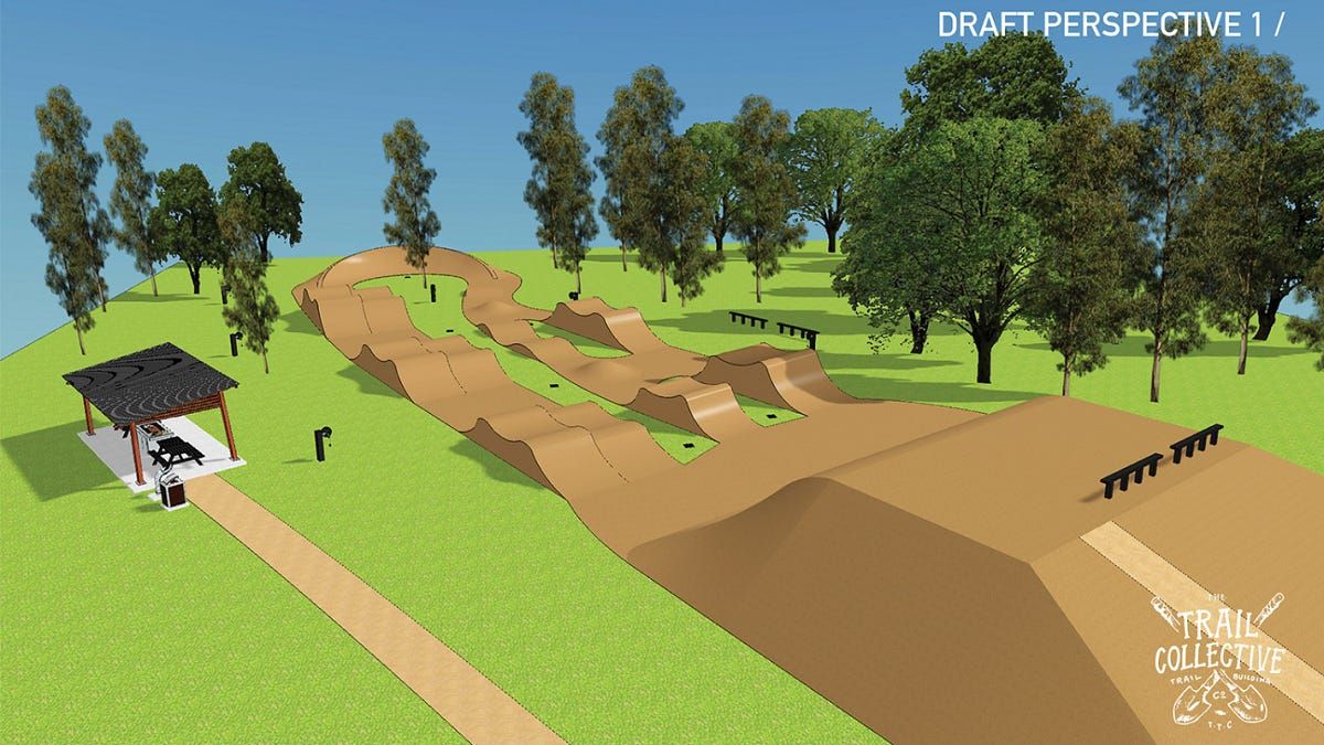 What do you think of this concept design for a bike track at Sturt Reserve?