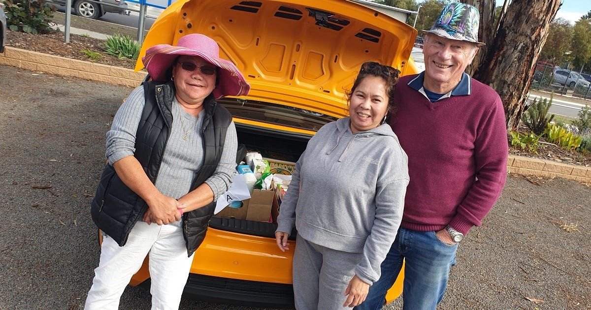 Free food given to struggling families again – and you can register for next time