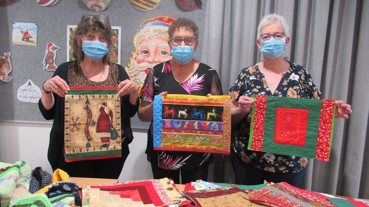 Quilters’ gifts will give Resthaven residents some extra joy at Christmas