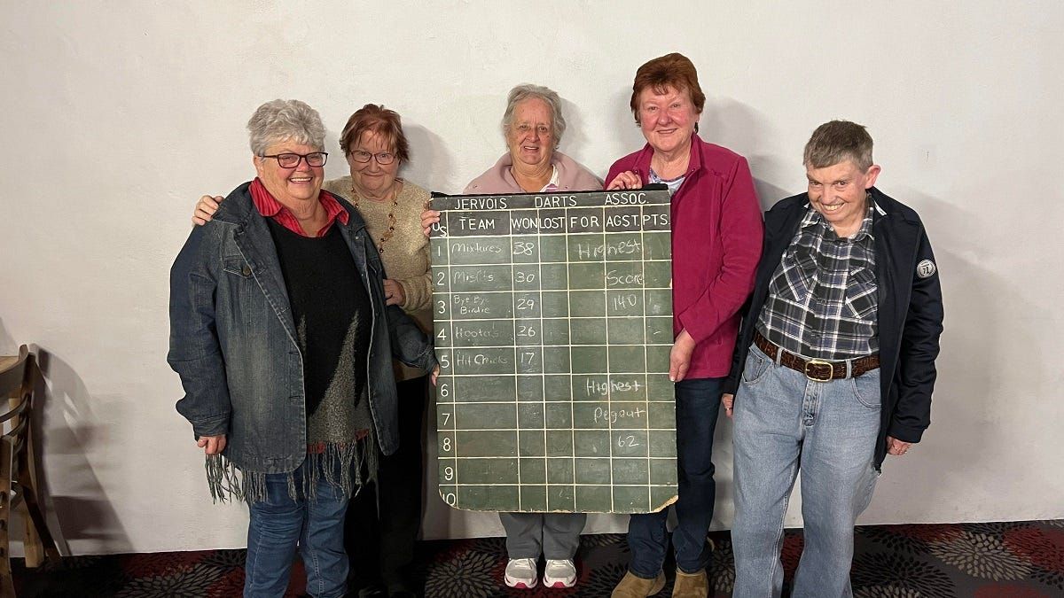 Come and Try ... darts with the Jervois Ladies’ Darts Club