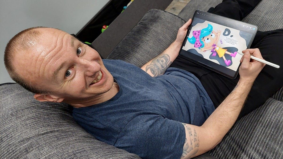 Illustrator Dave Atze digs deep into his belly button for his first book