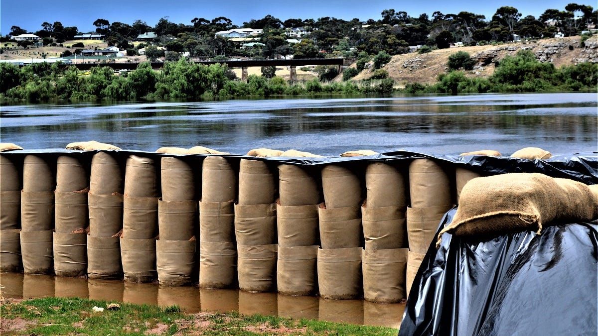 Life Through the Lens: Sandbags and a baby in a manger