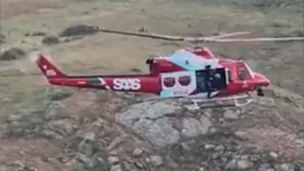 Dramatic rescue staged at Mannum Waterfalls