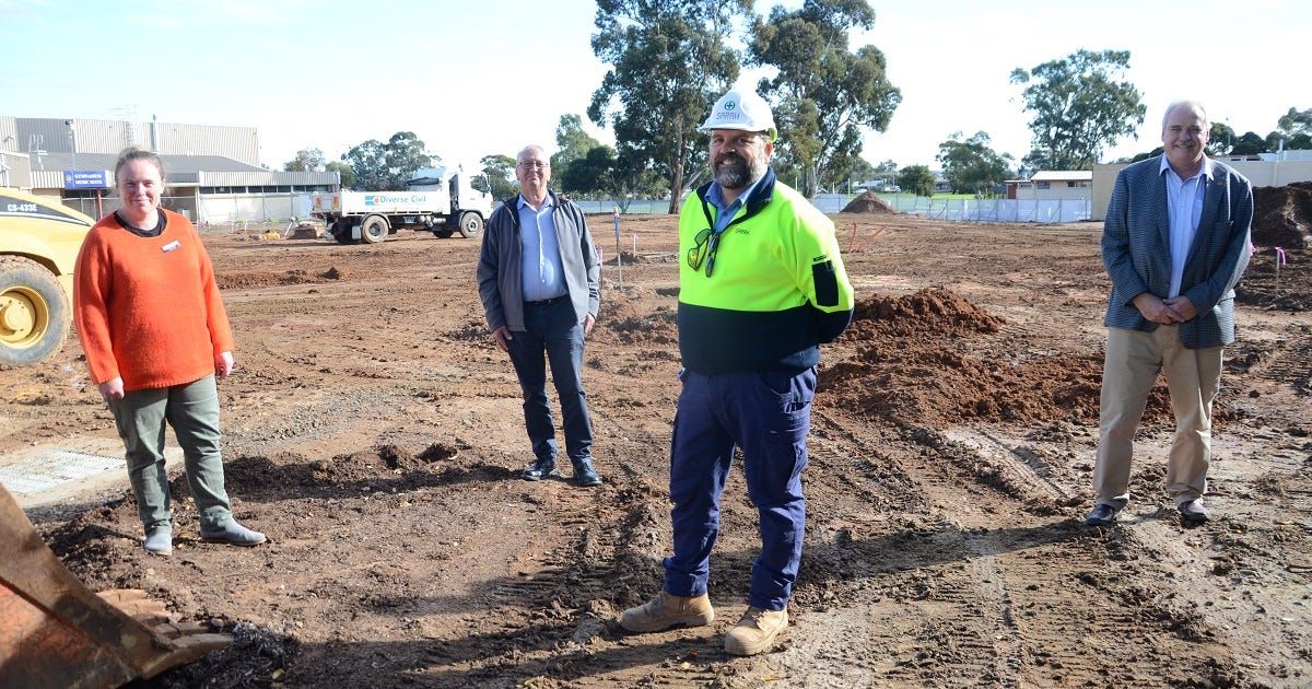 Work at Murray Bridge High School progresses ahead of year 7s' arrival