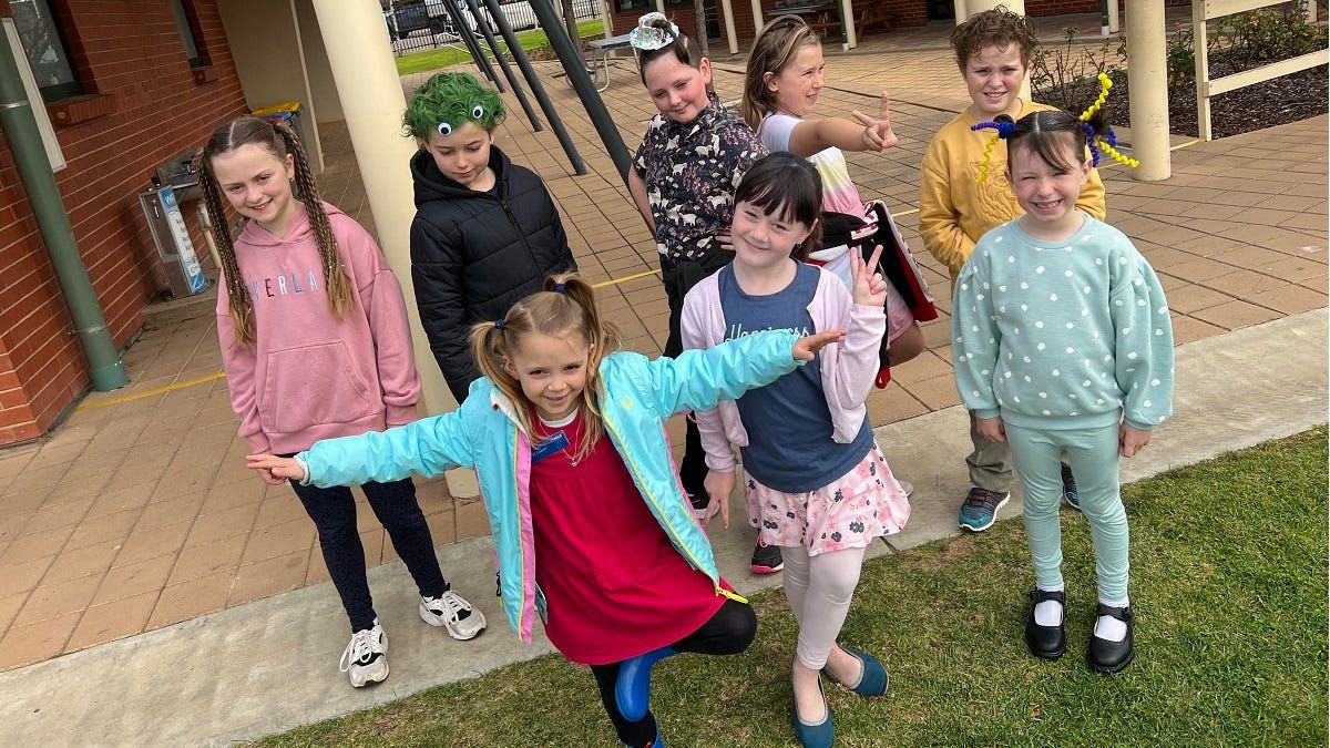 Tyndale kids show off crazy hair ‘cos they care about Ukrainian refugees