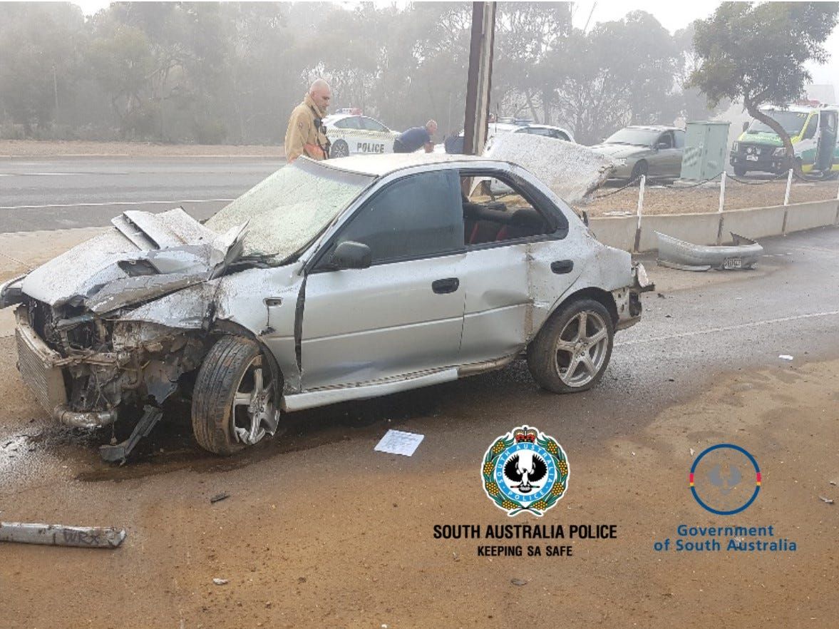 Police news: Out-of-control car damages Maurice Road business