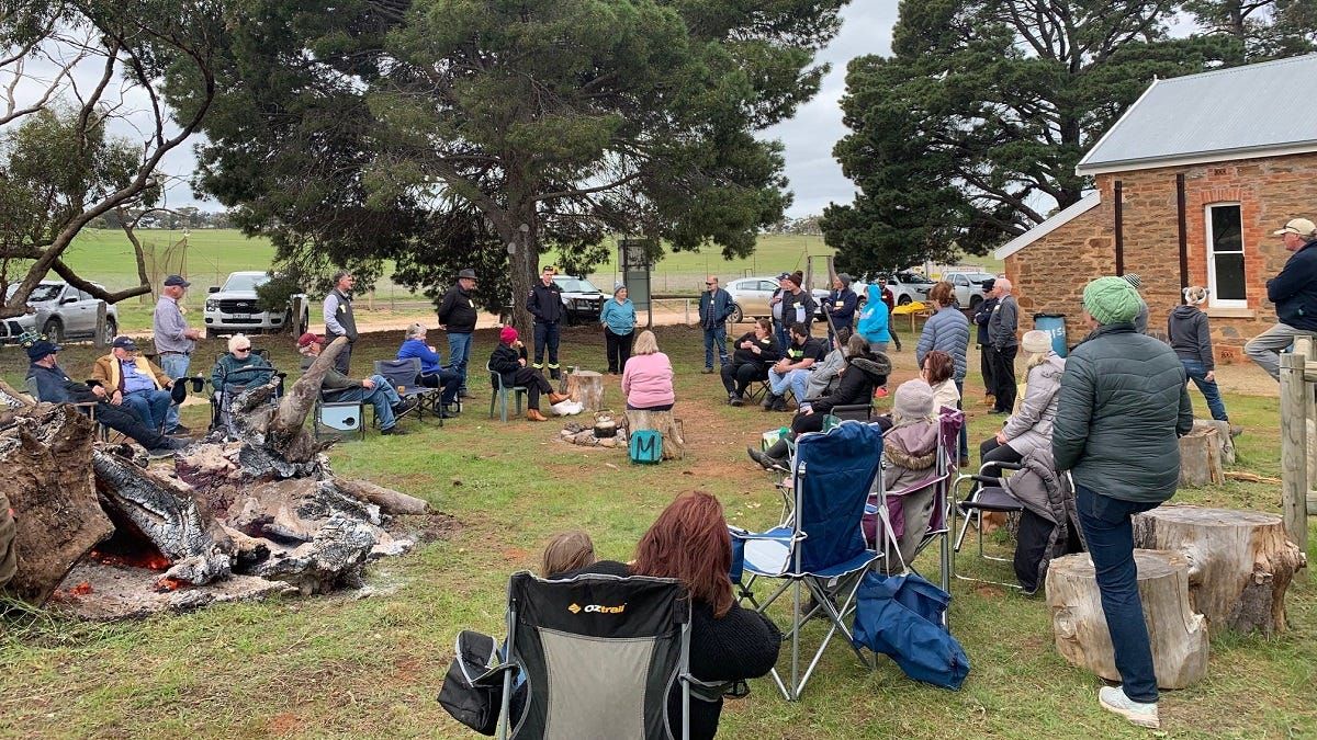 At Rockleigh, social connections are built around a campfire