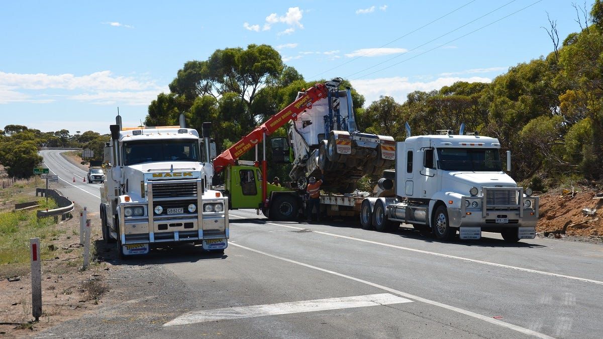 Jervois man survives crash between car, semi-trailer