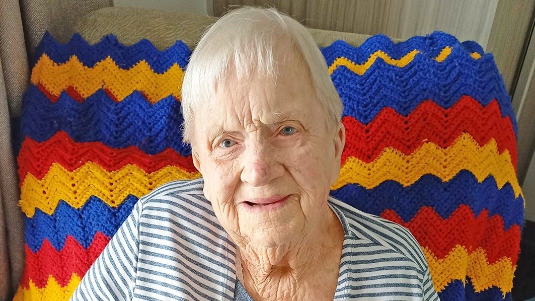 ‘Live life as it comes’, says Grace Ormsby as she approaches her 100th birthday