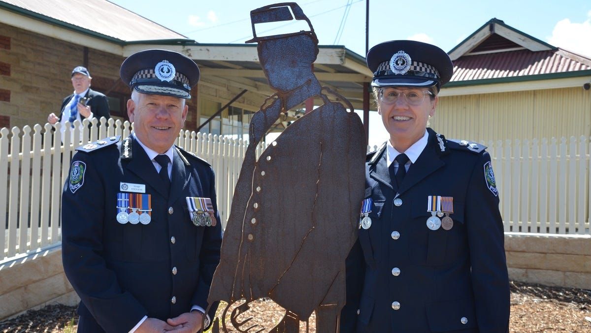 SAPOL’s top brass honour fallen police officer at Tailem Bend