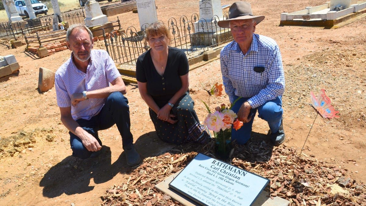 Mystery solved at Caloote as 19th-century pioneer’s grave site found